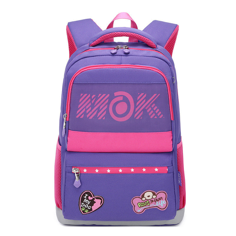 lighten the burden and protect the spine and cute childrens schoolbag