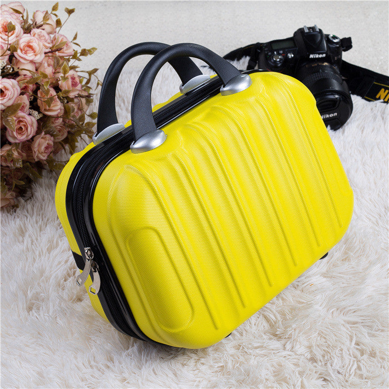 korean style cosmetic case fashion vertical strip cosmetic bag