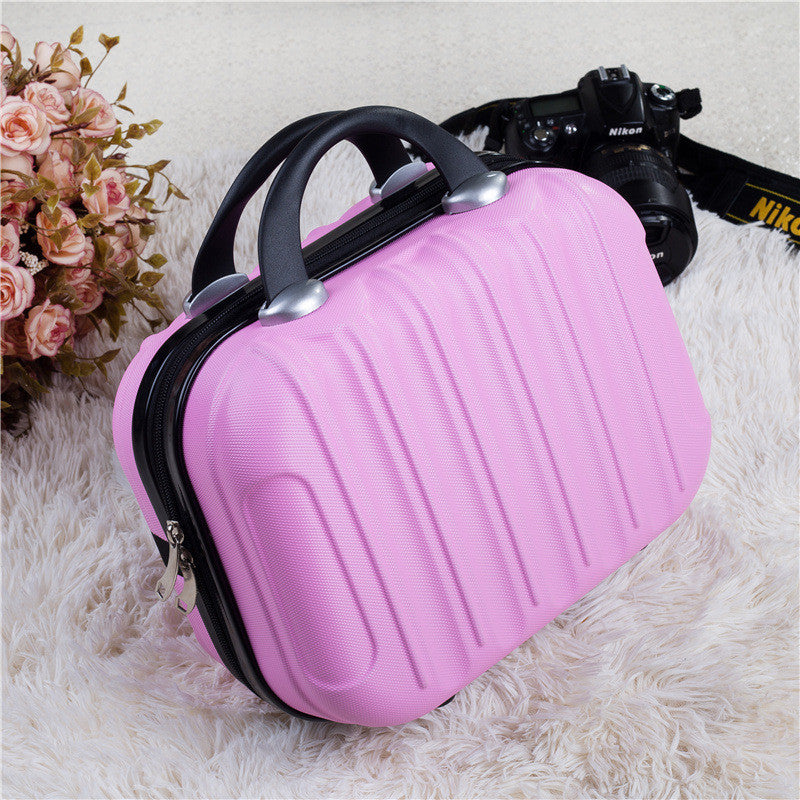 korean style cosmetic case fashion vertical strip cosmetic bag