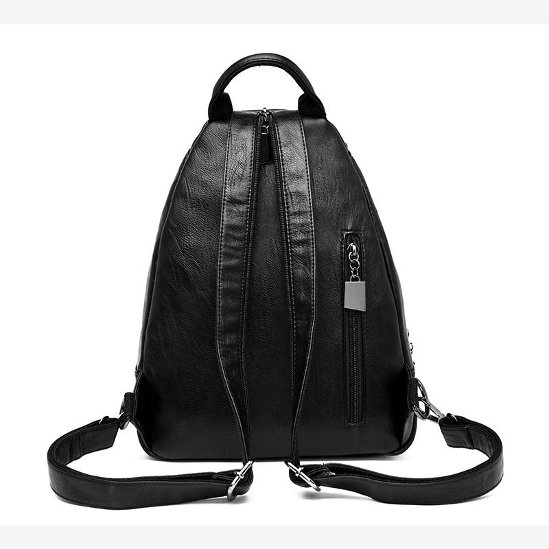 woven leisure tide backpack simple atmosphere chest bag student shoulder bag