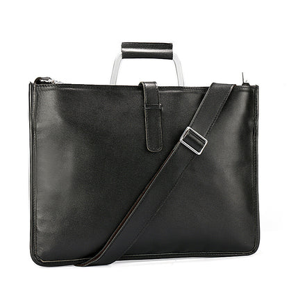 crazy horse leather mens handbag horizontal mens bag briefcase england