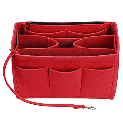 cross border felt cosmetic bag multi function large capacity bag middle bag travel wash felt storage bag