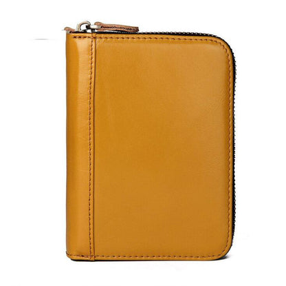 autumn new multi card long leather wallet unisex rfid shielding card case leather wallet