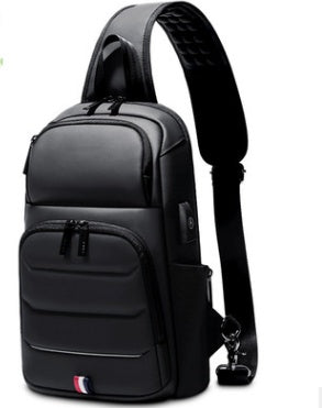 large capacity diagonal bag mens business casual shoulder bag fashion student cross body bag