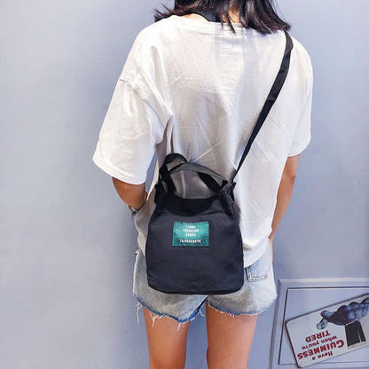 Autumn And Winter New Simple Mini Single Shoulder Canvas Bag Female New Mori Retro Small Fresh Messenger Bag
