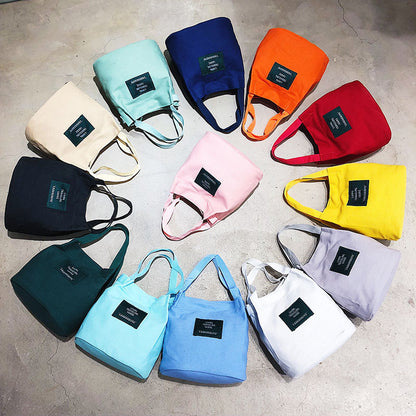 Autumn And Winter New Simple Mini Single Shoulder Canvas Bag Female New Mori Retro Small Fresh Messenger Bag
