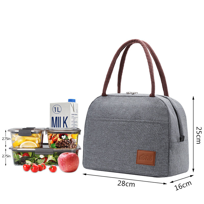 lunch box handbag aluminum rice thickened with rice bag lunch box hand foil bag lunch bag large insulation bag
