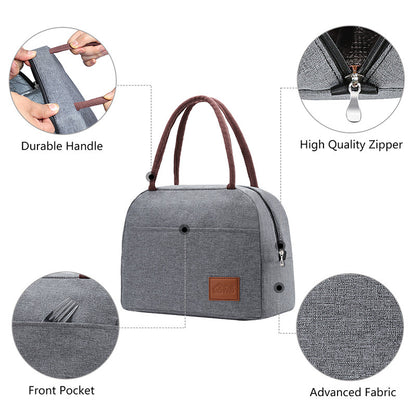 lunch box handbag aluminum rice thickened with rice bag lunch box hand foil bag lunch bag large insulation bag
