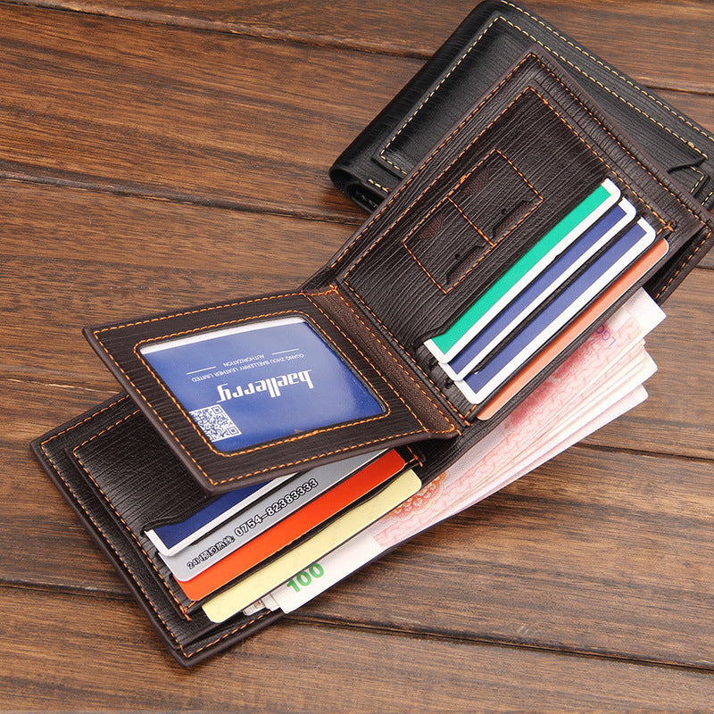 european and american casual multi card mens wallet