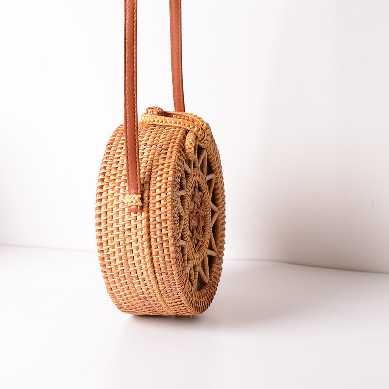 art hand woven bag pu belt