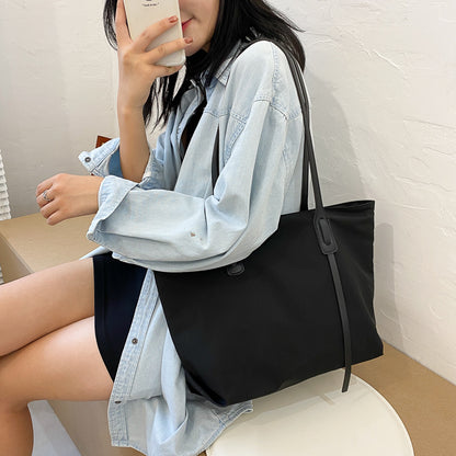 all match large capacity tote bag simple one shoulder tote bag