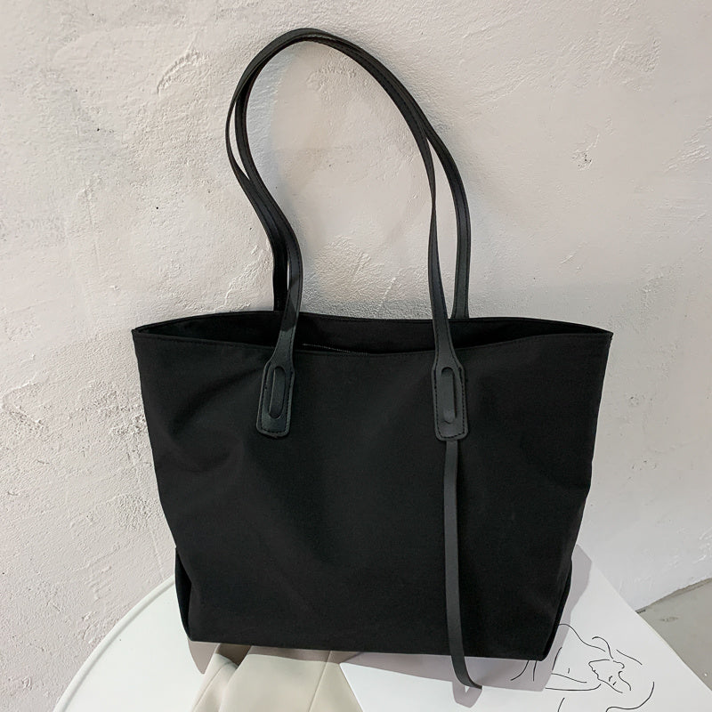 all match large capacity tote bag simple one shoulder tote bag