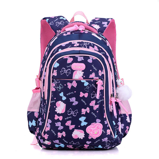 printed cartoon schoolbag for primary school students