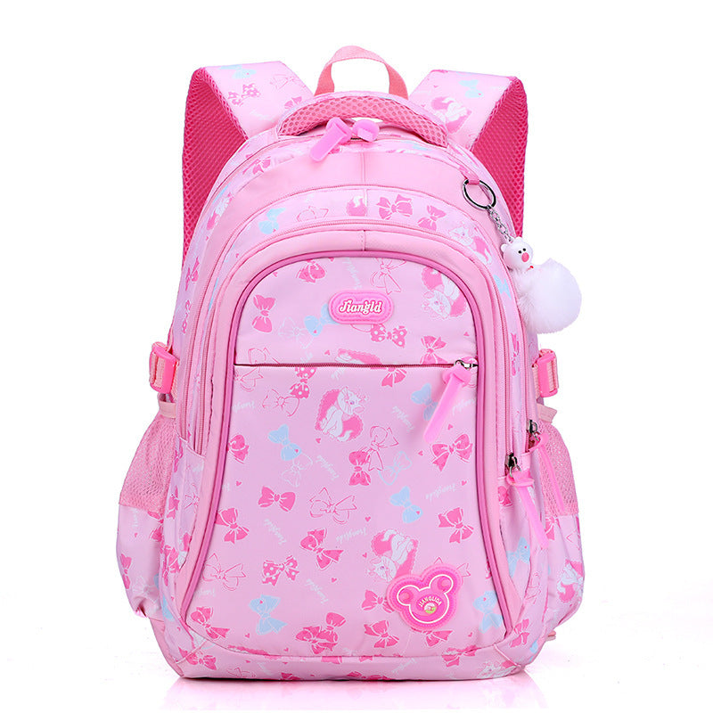 printed cartoon schoolbag for primary school students