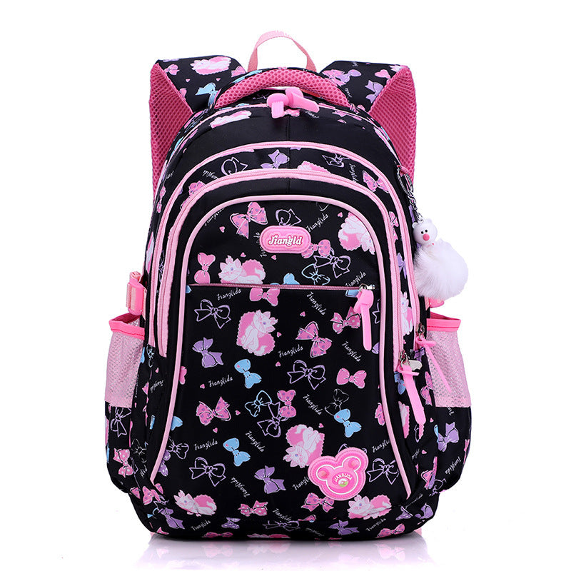 printed cartoon schoolbag for primary school students