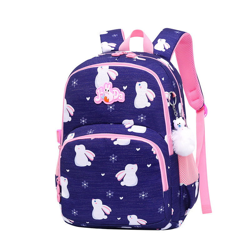 printed cartoon schoolbag for primary school students