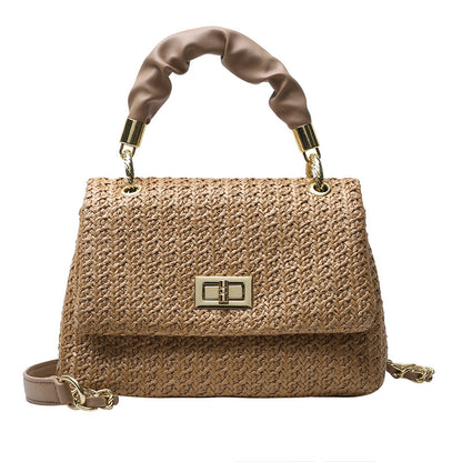 Fashion Fold Handbag Bag Woven Straw Bag Popular Holiday Beach Bag Fashion fold handbag bag woven straw bag popular holiday beach bag