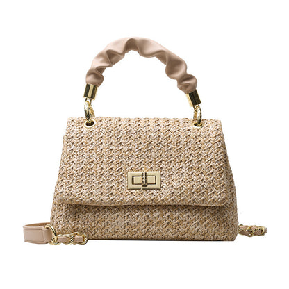 Fashion Fold Handbag Bag Woven Straw Bag Popular Holiday Beach Bag Fashion fold handbag bag woven straw bag popular holiday beach bag