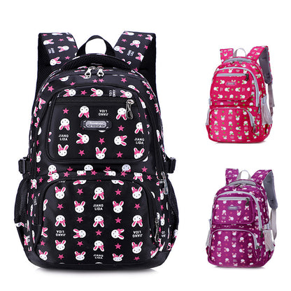 student children cute rabbit oxford cloth school bag female elementary school fashion korean backpack