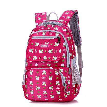 student children cute rabbit oxford cloth school bag female elementary school fashion korean backpack