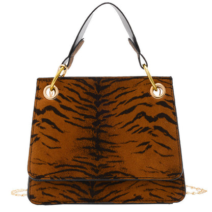 High Sense Fashion Trendy Net Red Leopard Print Handbag