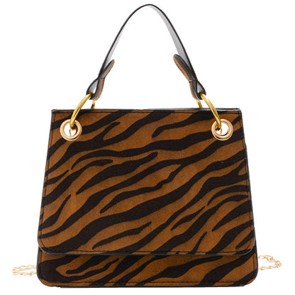 High Sense Fashion Trendy Net Red Leopard Print Handbag