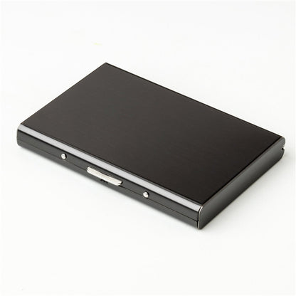 titanium gold black stainless steel card holder credit card case black bank card case metal card case