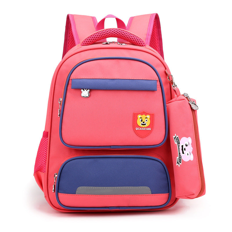 korean version of the second grade childrens primary school schoolbag cartoon girl spring outing backpack small school student small schoolbag girl