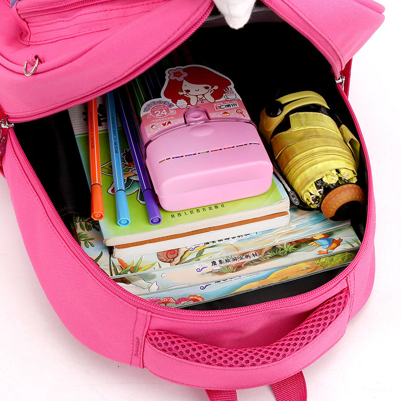 korean version of the second grade childrens primary school schoolbag cartoon girl spring outing backpack small school student small schoolbag girl