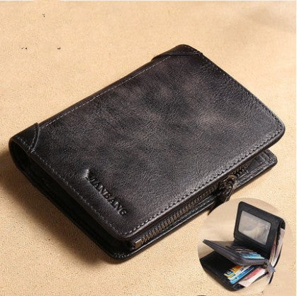 mens multifunctional leather wallet