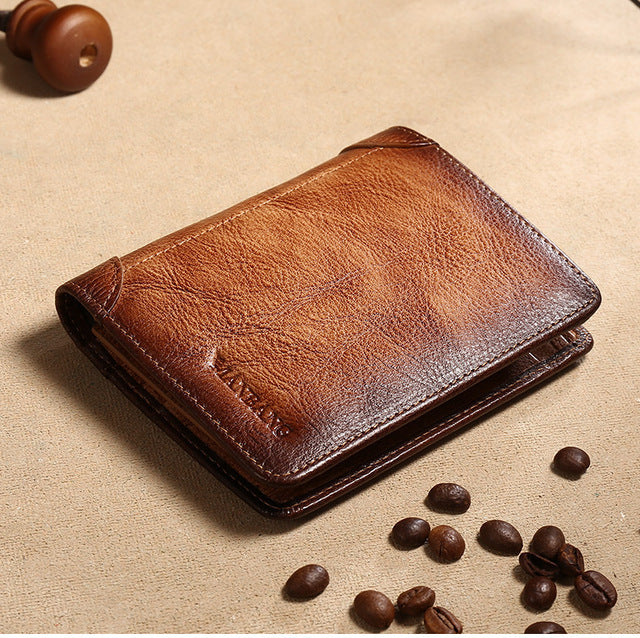 mens multifunctional leather wallet