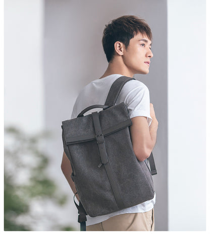 oxford canvas casual fashion backpack