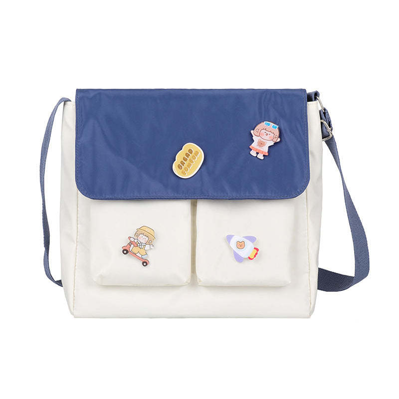 mori student messenger bag female cute girl heart hit color single shoulder bag