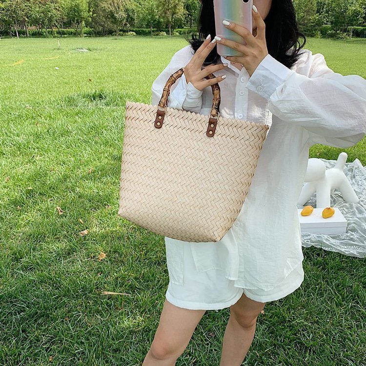 straw bag new bag large capacity beach handbag