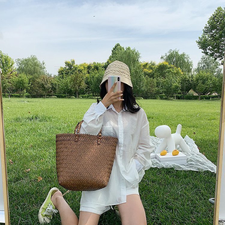 straw bag new bag large capacity beach handbag