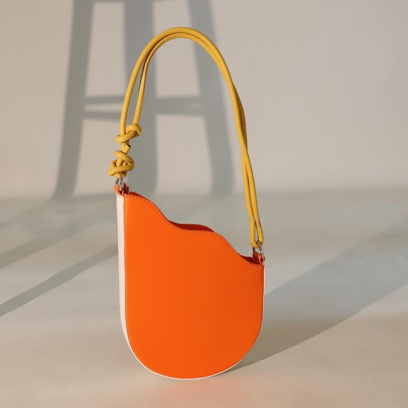 bags niche design new semi circular saddle bag personality wave shaped single shoulder armpit bag