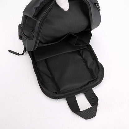 Korean Casual Sports Chest Bag Fashion Trend Backpack Men'S Mini Shoulder Messenger Bag Multifunctional Small Backpack