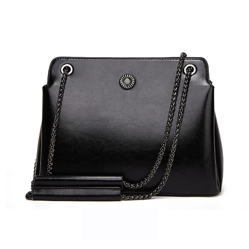 fashion messenger bag top layer cowhide bag