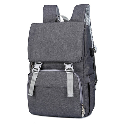 usb dry and wet separation waterproof backpack multifunctional large capacity crib folding anti theft mother and baby bag