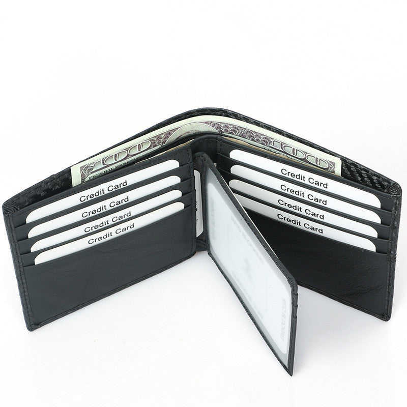 stitching multi card slot large capacity european and american fashion short wallet