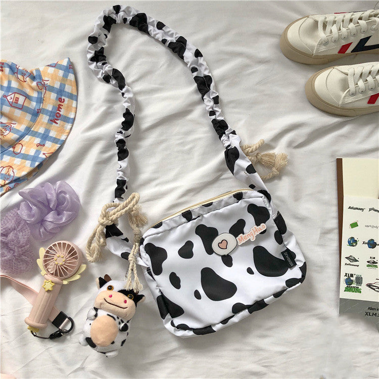 waist massager soft girl girl messenger bag cute cow student shoulder bag