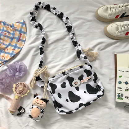 waist massager soft girl girl messenger bag cute cow student shoulder bag
