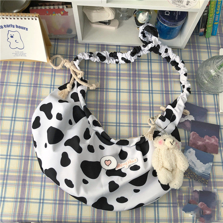 waist massager soft girl girl messenger bag cute cow student shoulder bag