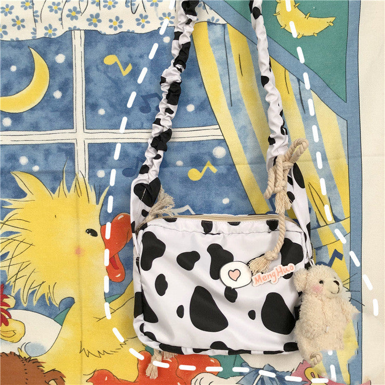 waist massager soft girl girl messenger bag cute cow student shoulder bag