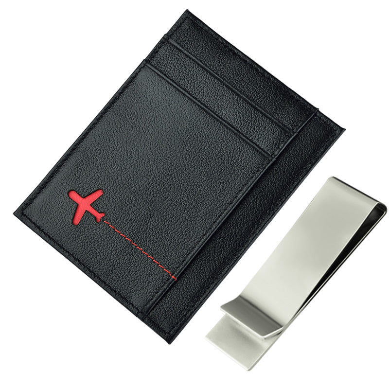 leather wallet small card bag card holder drivers license folder wallet send shielding nfc anti theft brush rfid anti flash payment small card holder