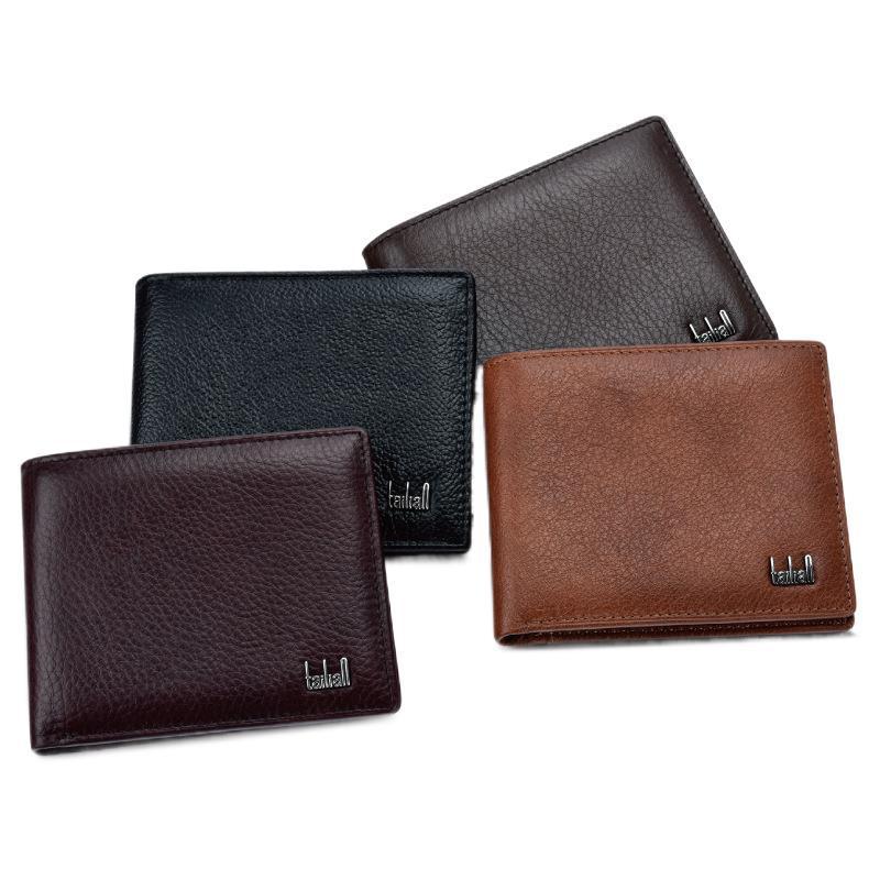 wallet mens short business classic multi card wallet leather cross border mens wallet