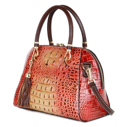 Fashion Top Layer Cowhide Single-Shoulder Messenger Bag