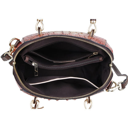 Fashion Top Layer Cowhide Single-Shoulder Messenger Bag