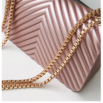 V-chain One Shoulder Messenger Bag Mini