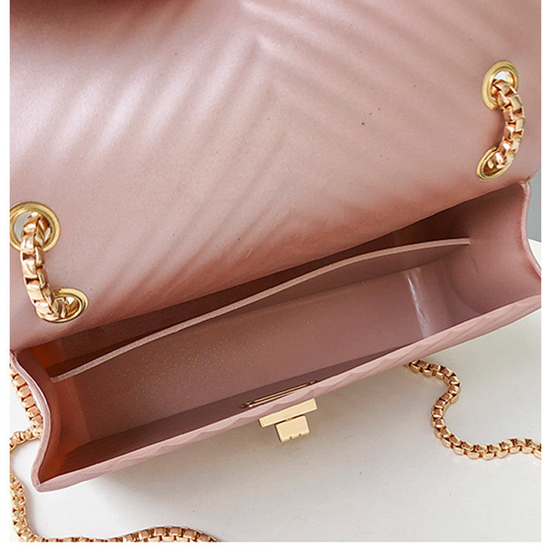 V-chain One Shoulder Messenger Bag Mini